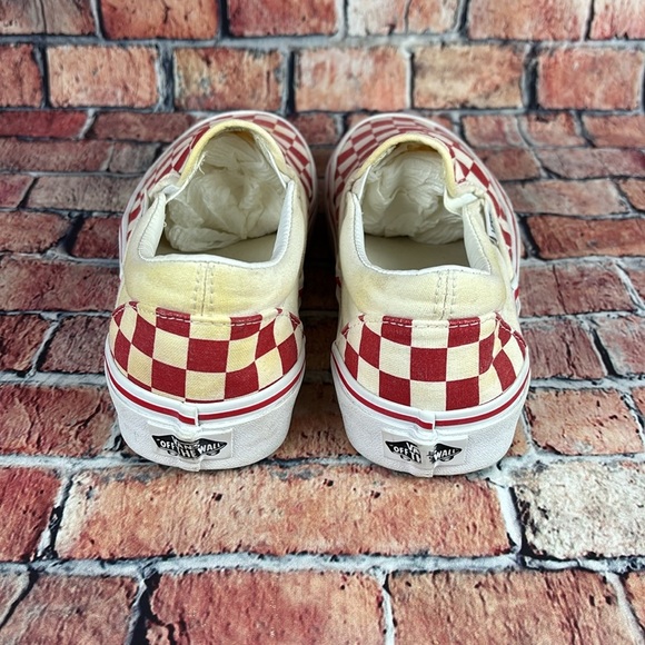 VANS CHECKERBOARD SLIP ON LOWTOP SHOES, WOMANS SIZE 8 EUC - Picture 8 of 11